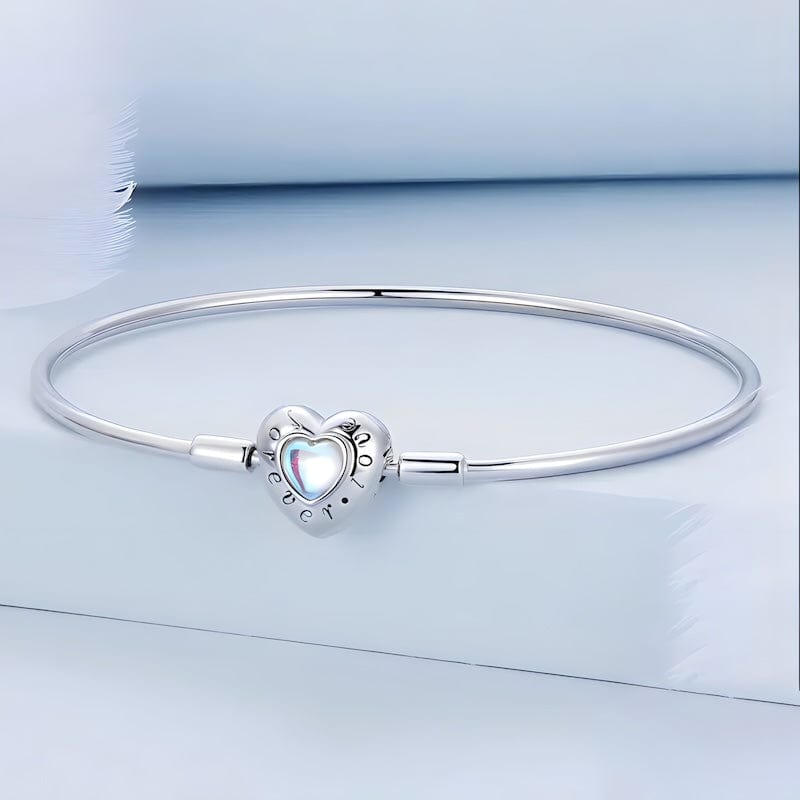 Bangle Forever Love Blue Heart Bangle Bracelet