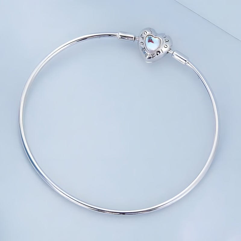 Bangle Forever Love Blue Heart Bangle Bracelet