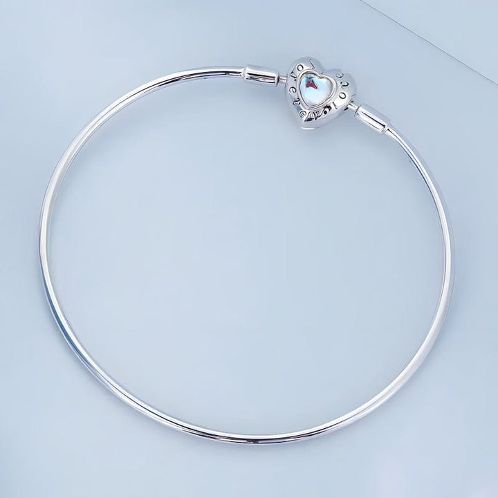 Bangle Forever Love Blue Heart Bangle Bracelet