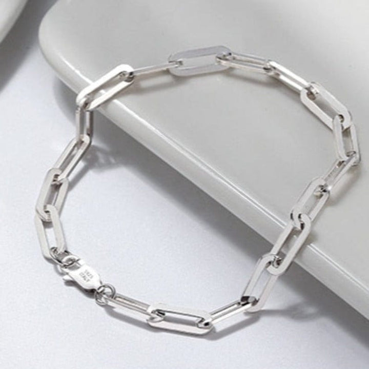 Paperclip Bracelet Link Chain Unique Leather Bracelets   