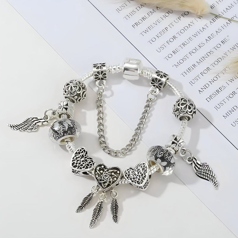 Feather Bracelet bracelet by Unique Leather Bracelets