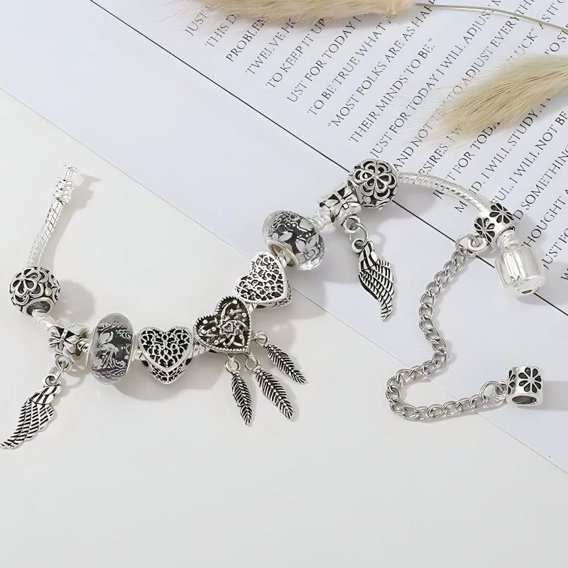 Feather Bracelet bracelet by Unique Leather Bracelets