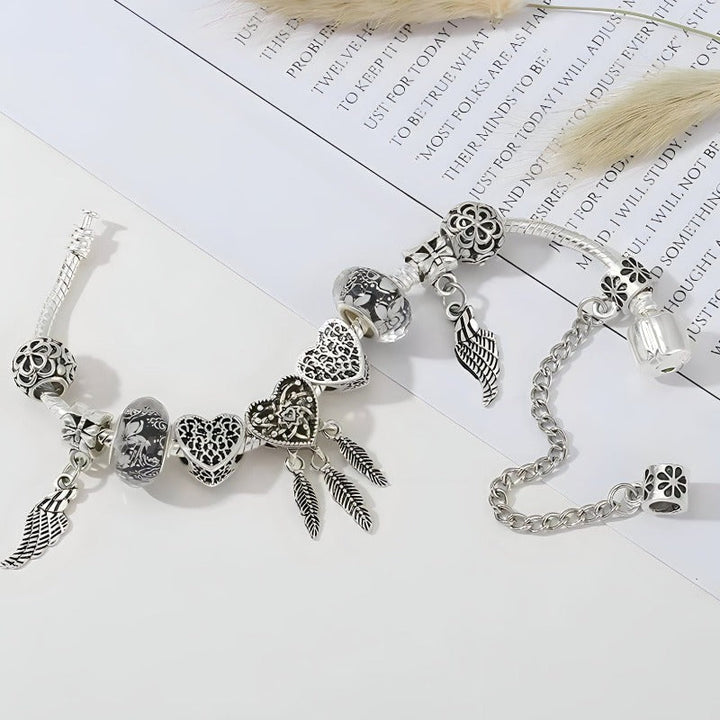 Feather Bracelet bracelet by Unique Leather Bracelets