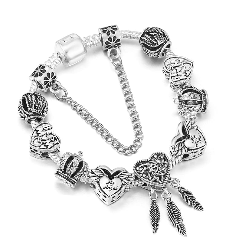 Feather Bracelet bracelet by Unique Leather Bracelets