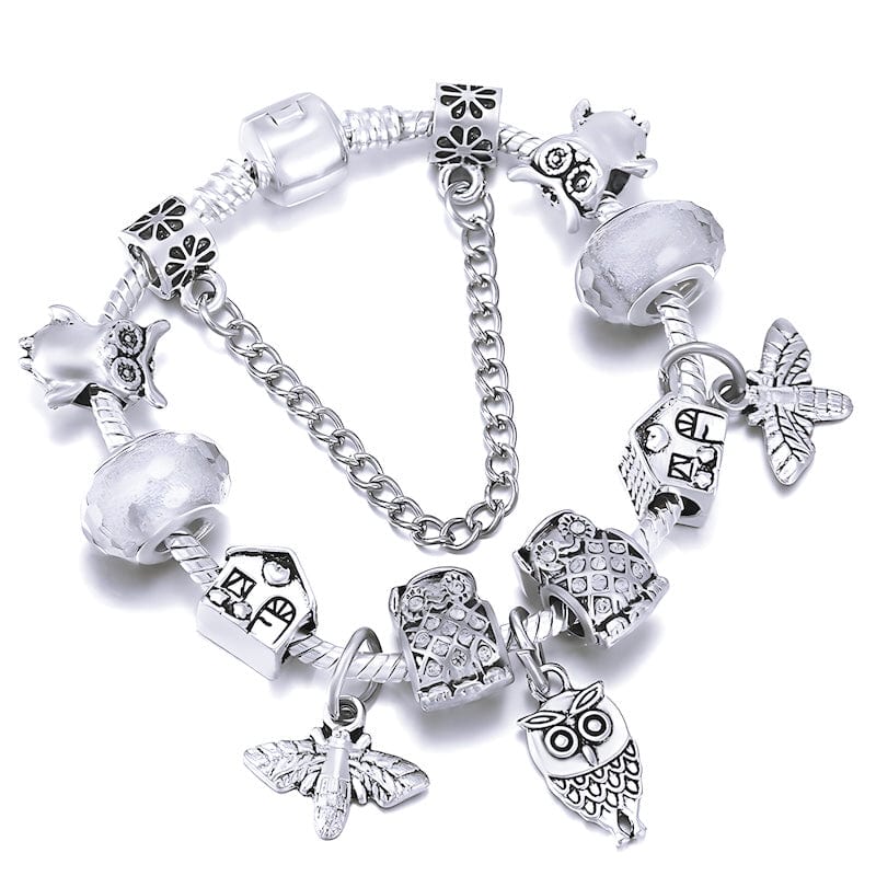 Charm Owl Bracelet Animal Charm