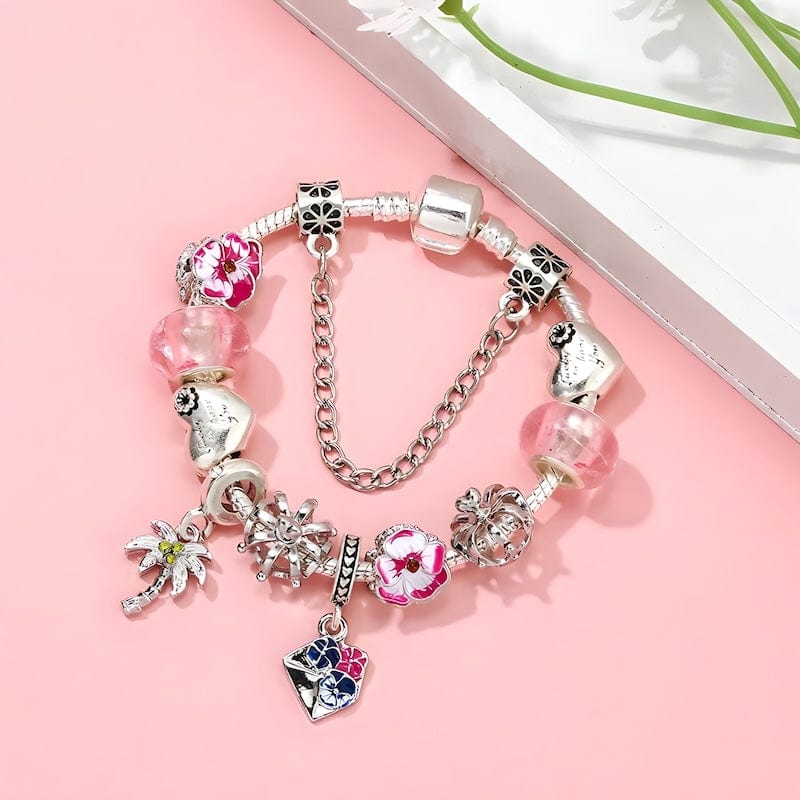 Charm Palm Tree Charm Bracelet