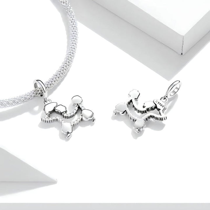 Charms Dog Charm Poodle Sterling Silver