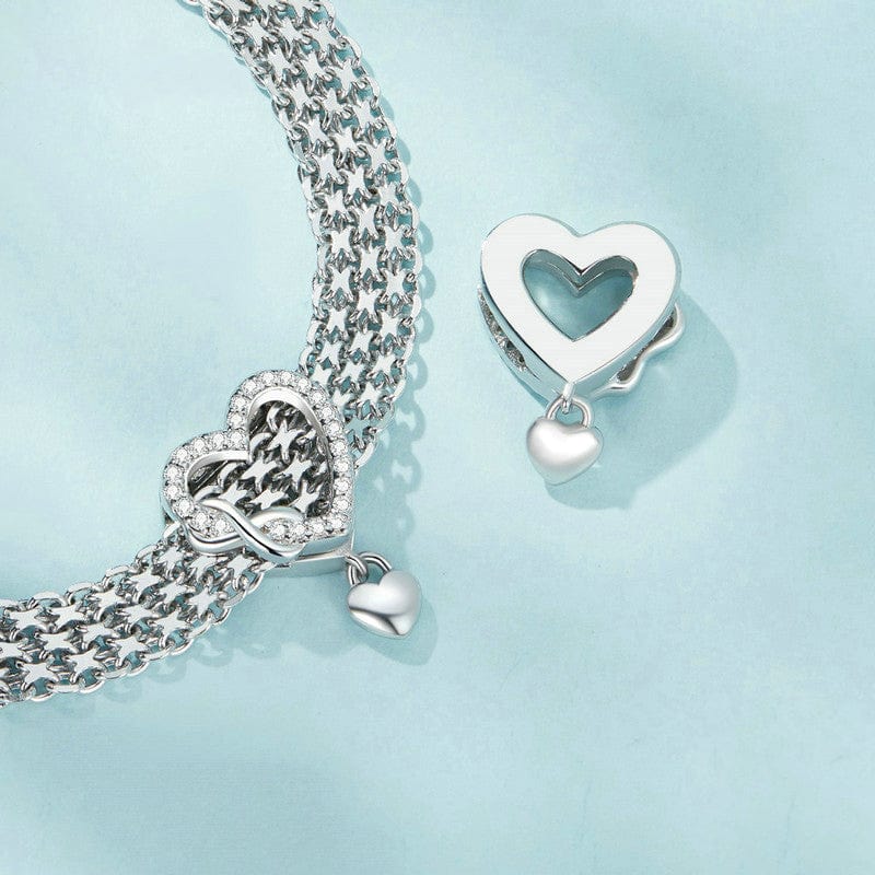 Charms Eternal Heart Clip Charm for Reflex Bracelet