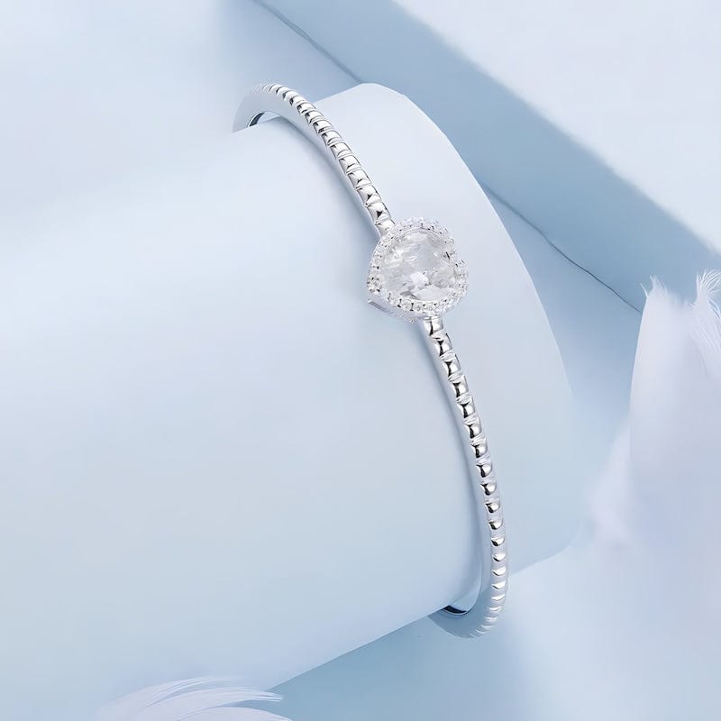 Cuff Heart Shaped Zircon Cuff Bracelet