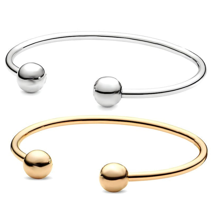 Cuff Simple Round Beads Classic Cuff Bracelet