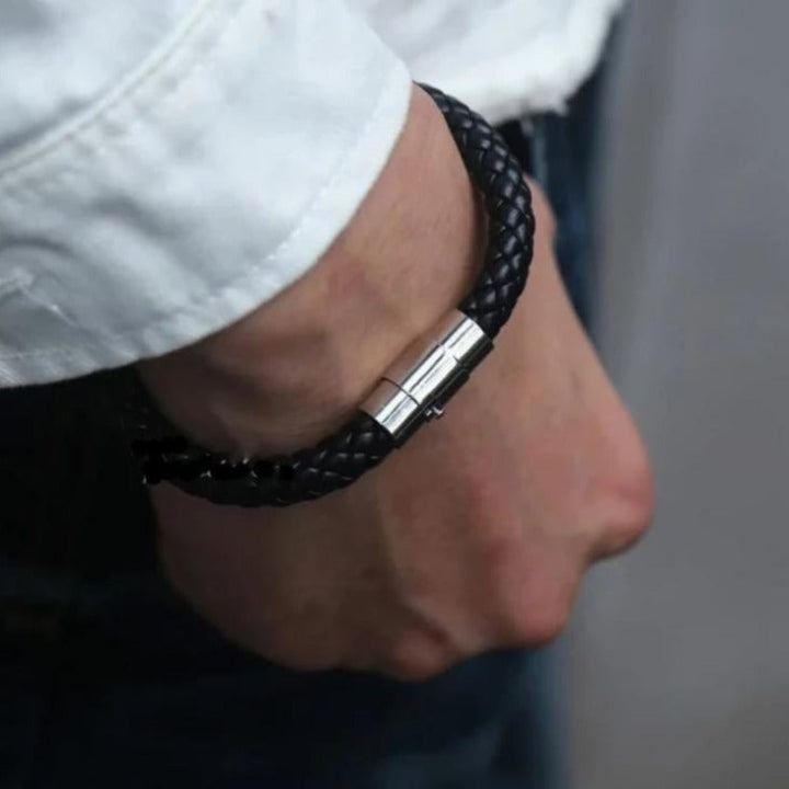 Leather Braided Leather Bracelets