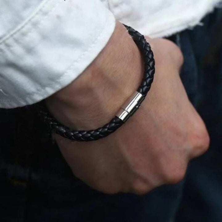 Leather Braided Leather Bracelets
