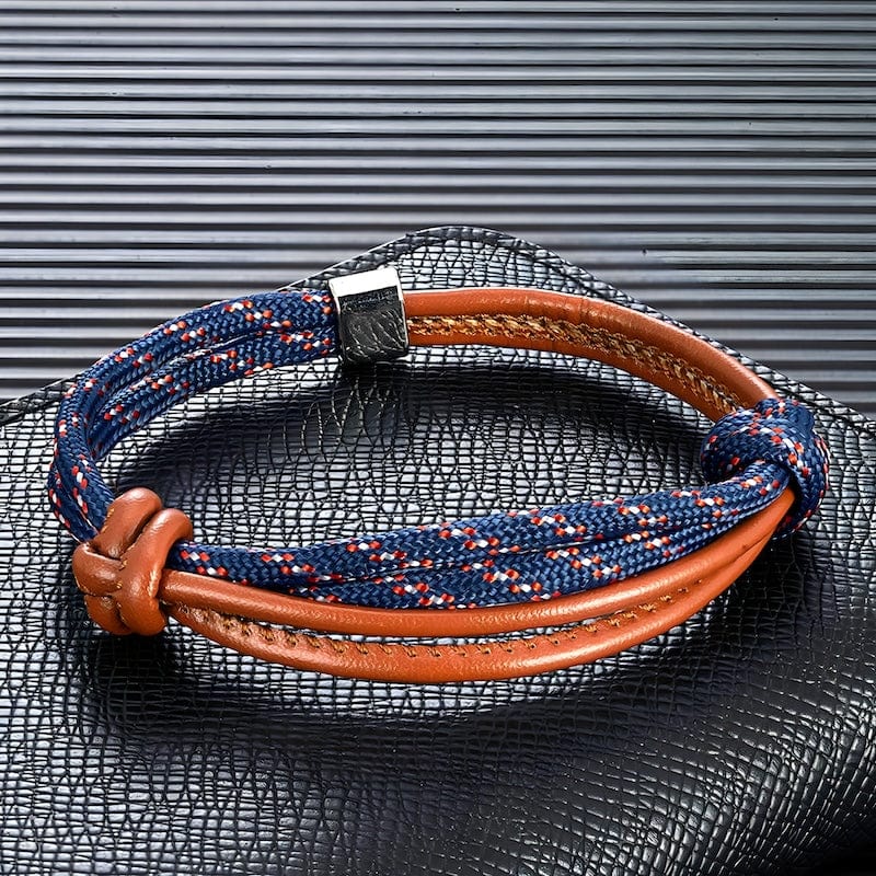 Leather Fashion Sport Camping Rope Leather Bracelet