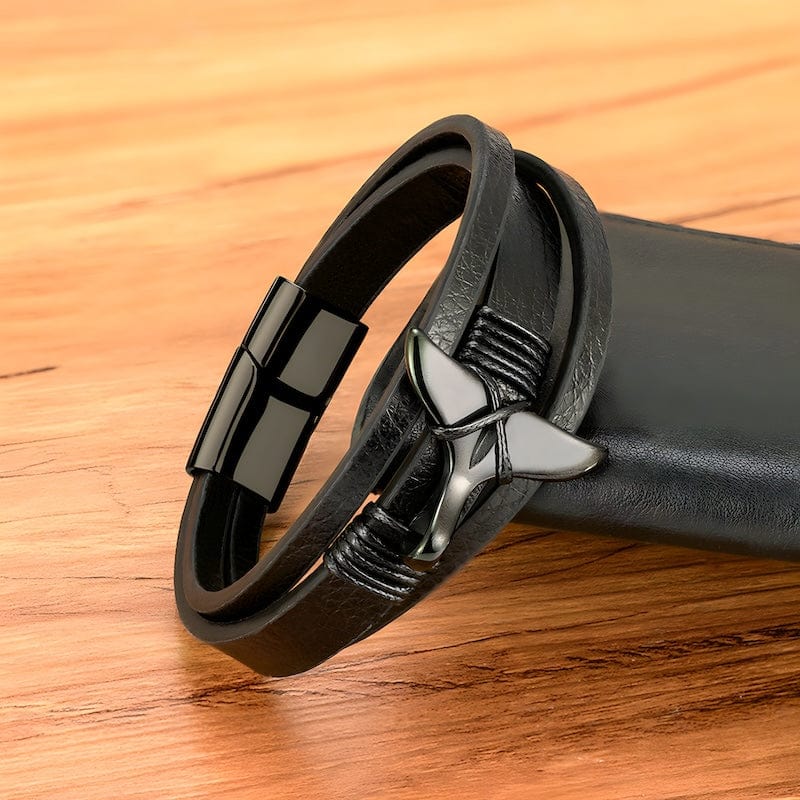 Leather Mermaid Tail Multilayer Leather Bracelet