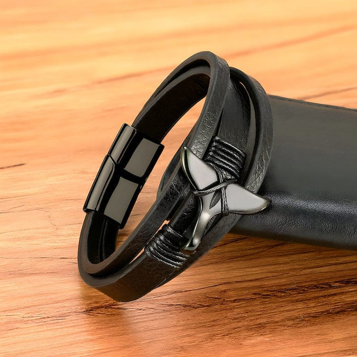 Leather Mermaid Tail Multilayer Leather Bracelet