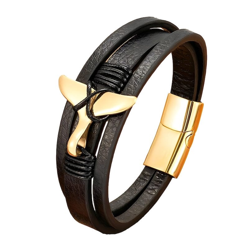 Leather Mermaid Tail Multilayer Leather Bracelet