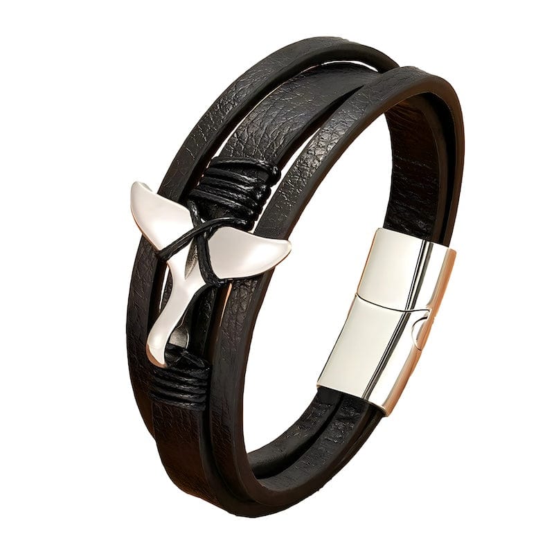 Leather Mermaid Tail Multilayer Leather Bracelet