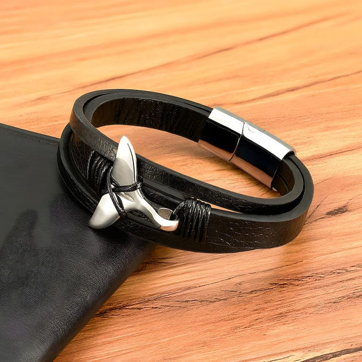 Leather Mermaid Tail Multilayer Leather Bracelet