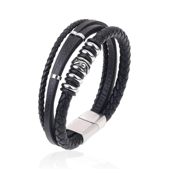 Leather Multilayer Leather Bracelets for Men: Rugged and Refined