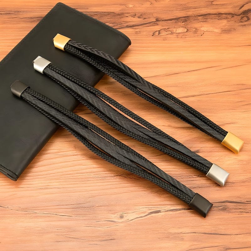 Leather Pattern Design Multilayer Braid Leather Bracelet