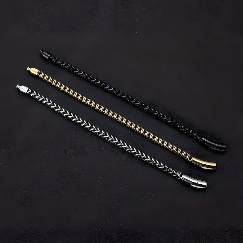 Link Chain Chain Style Magnet Button Bracelet