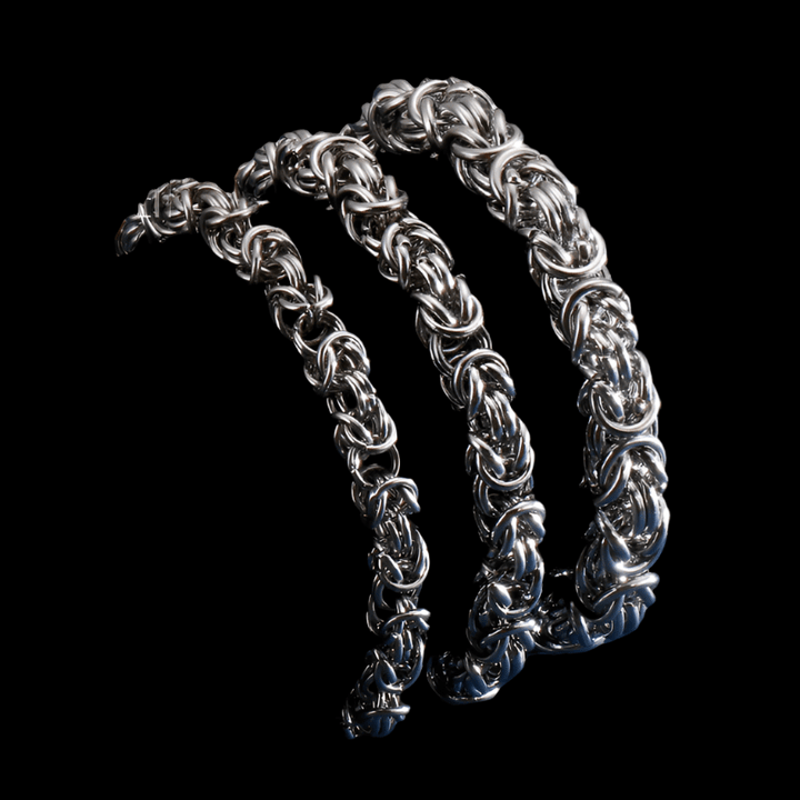 Link Chain Men's Handmade Stainless Steel Mesh Chain Bracelet - Durable & Stylish
