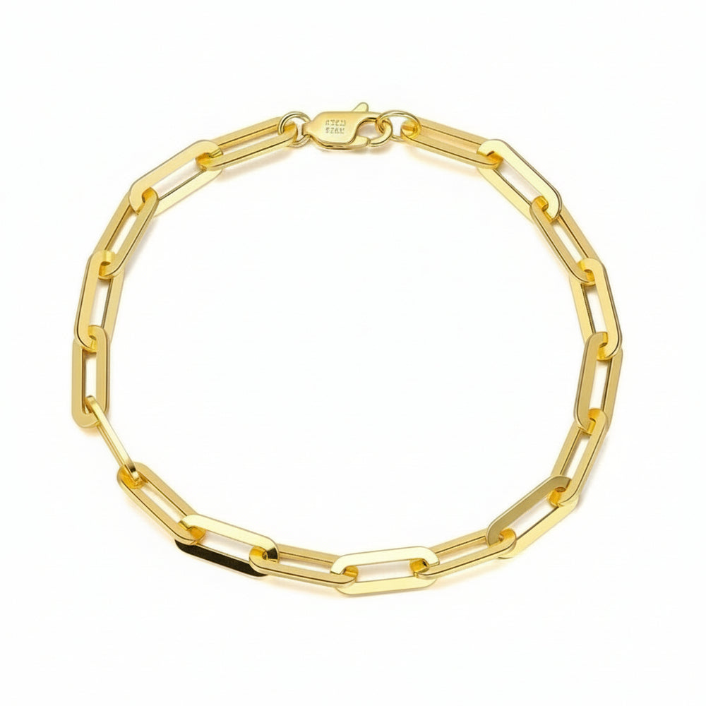 Link Chain Paperclip Bracelet