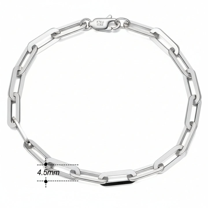 Link Chain Paperclip Bracelet