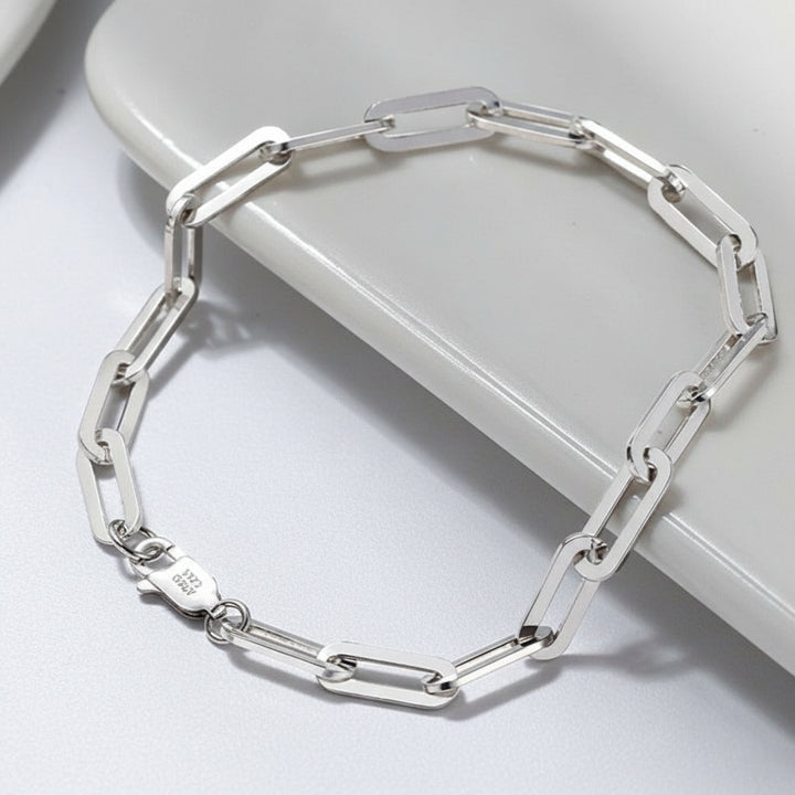Link Chain Paperclip Bracelet