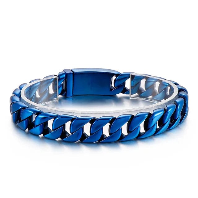 Link Chain Wide Chain Stainless Steel Double Link Bracelet