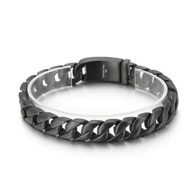 Link Chain Wide Chain Stainless Steel Double Link Bracelet