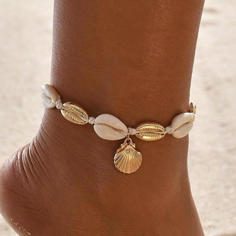 Anklets Anklet Bracelet Scalloped Seashell