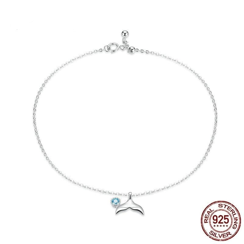 Anklets Blue Ocean Mermaid Fish Tail Foot Anklet