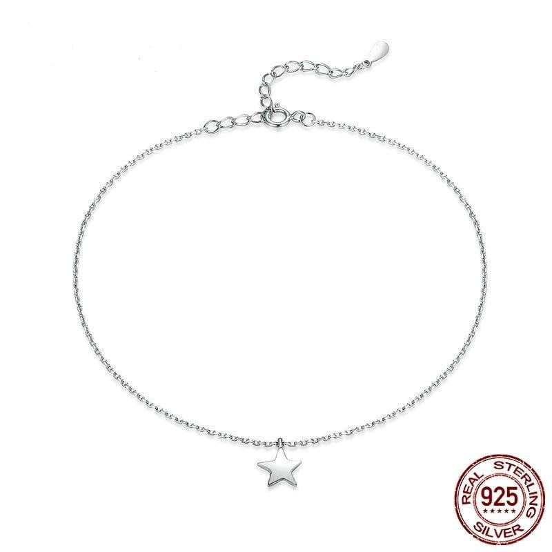 Anklets Star Silver Anklet Women Bracelet
