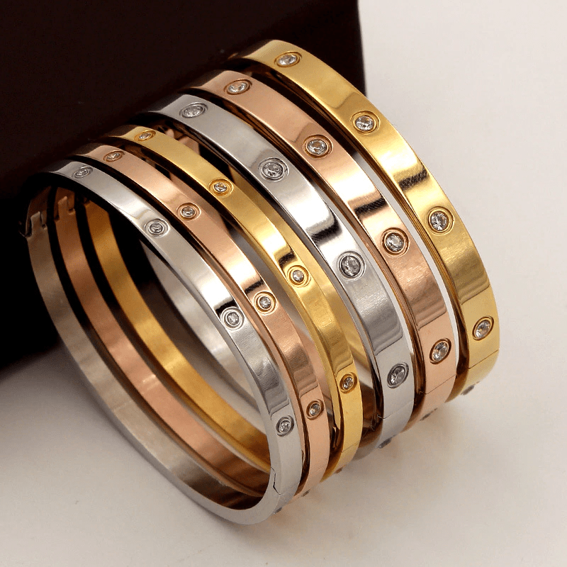 Love Bangle Bracelet bracelet by Unique Leather Bracelets