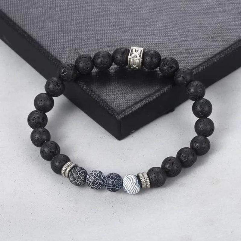 Beaded Mens Shattered Globe Beaded Bracelets
