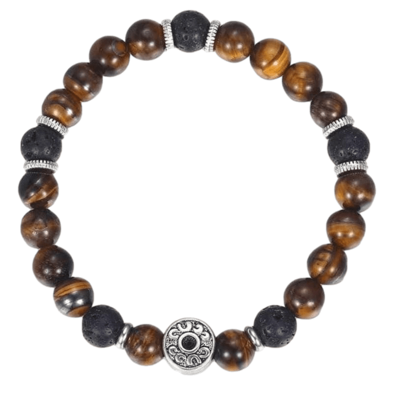 Beaded Tiger's Eye Tribal Beaded Bracelets