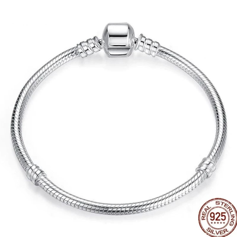 Charm Classic Sterling Silver Bracelet