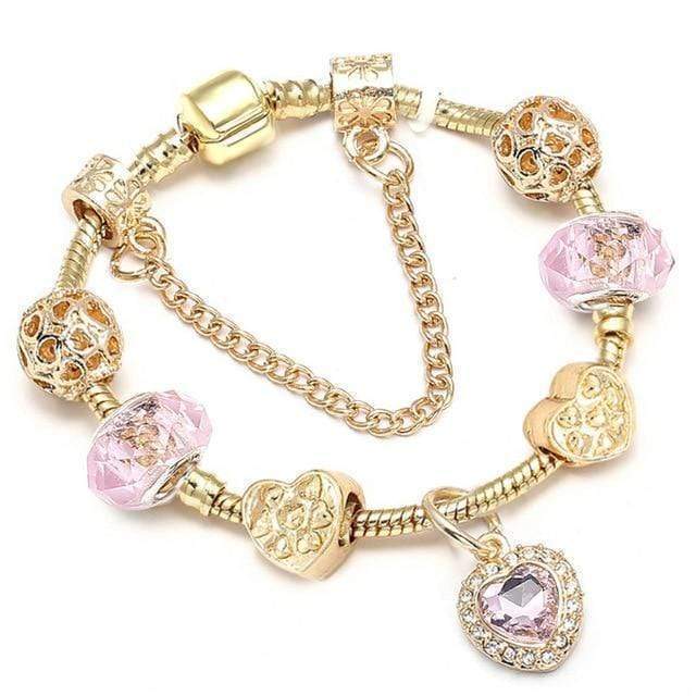Charm Golden Pan Charm Bracelets