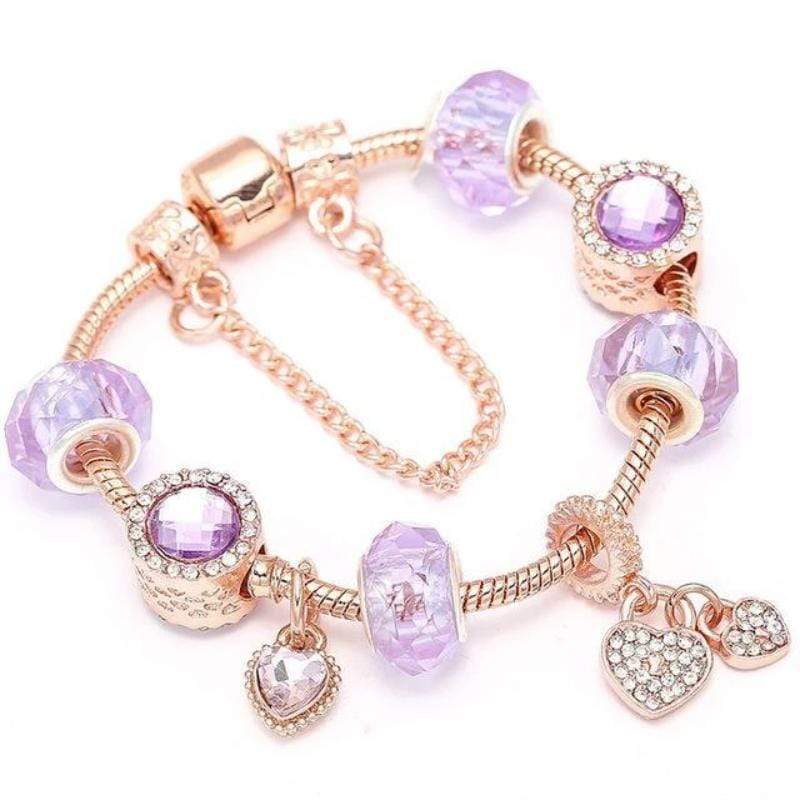 Charm Heart Charms Bracelet