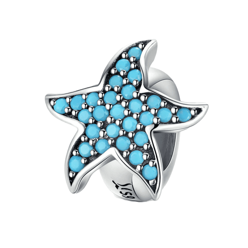 Charms Blue Starfish Stopper