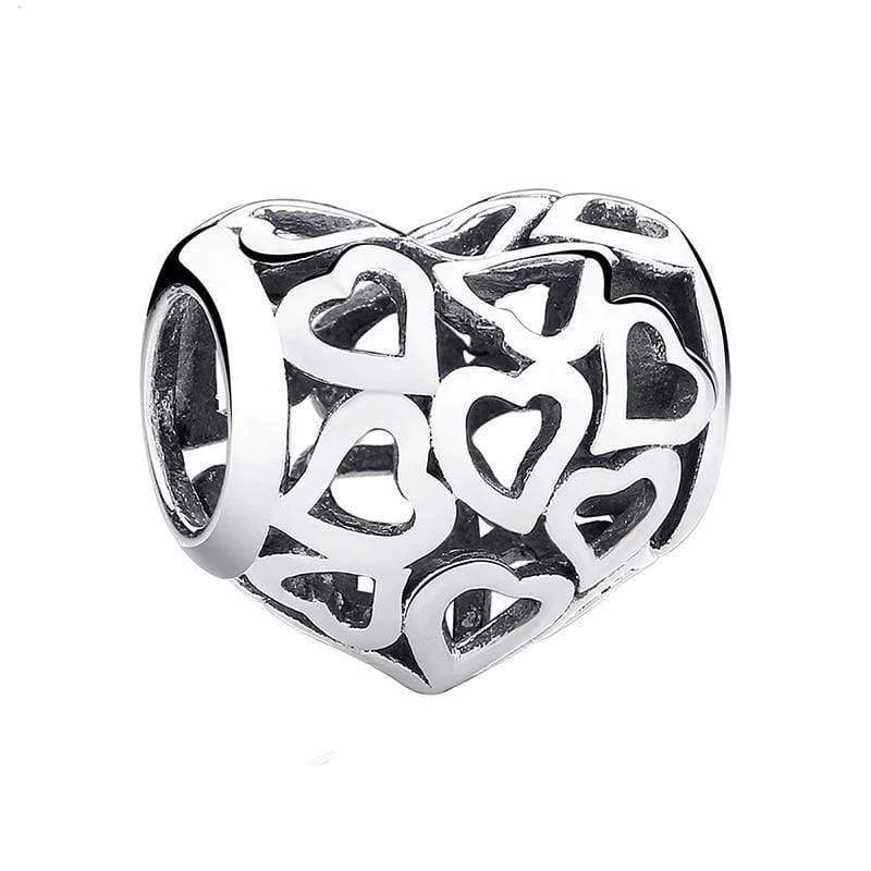 Charms Classic Skeleton Heart Charm