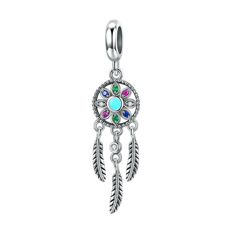 Charms Feathered Dream Catcher Charm