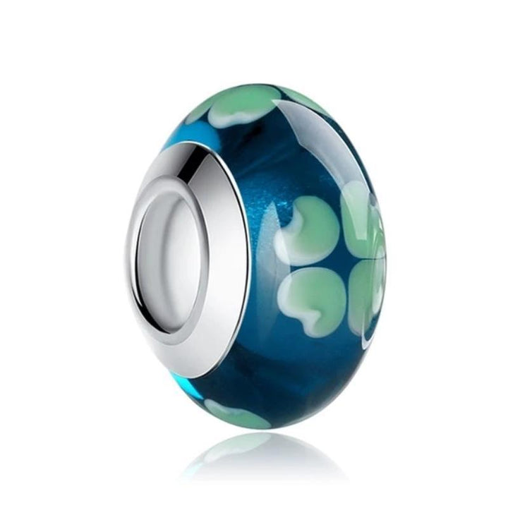 Charms Murano Glass Beads Blue/Green