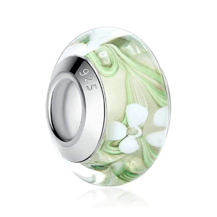 Charms Murano Glass Beads Green