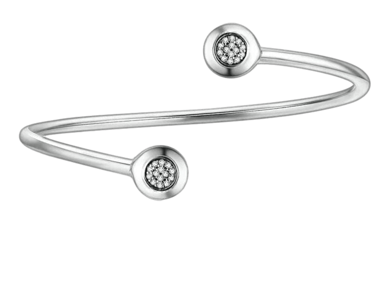 Cuff Classic Stone Silver Cuff Bracelet