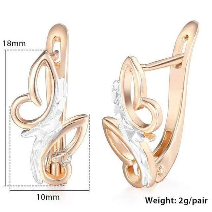 Drop Gold Filled Cubic Zirconia Women's Earrings