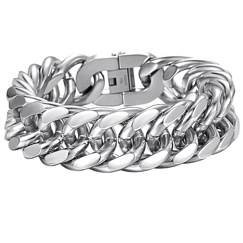 Gucci Gucci Style Stainless Steel 316L Style Mens Bracelets