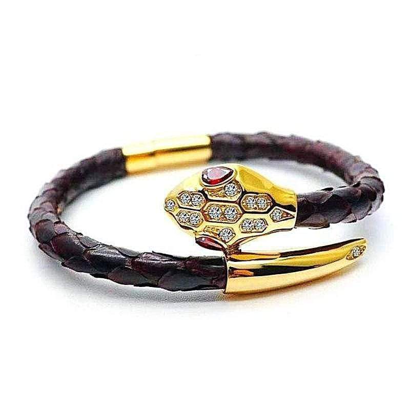 Royal Exotic Luxury Leather Gucci Style Bracelet