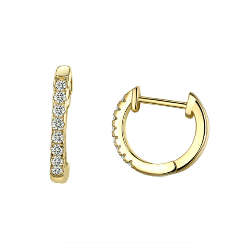 Hoop Cubic Zirconia Hoop Earrings